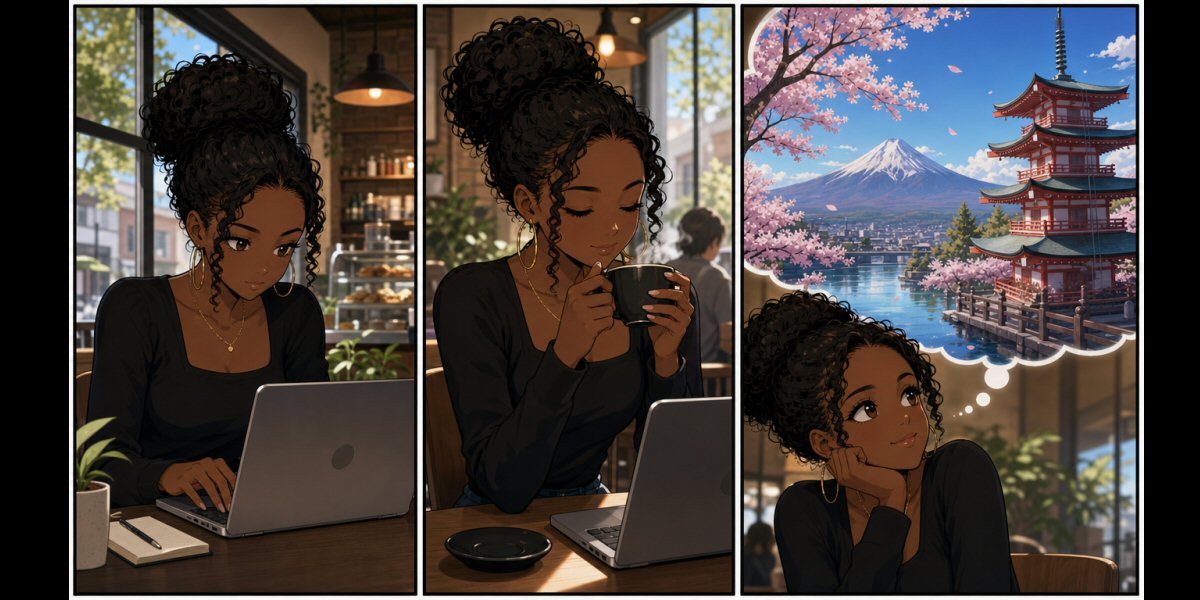 AI Webtoon Techniques for Akiba Girls Trying to Make it in this World